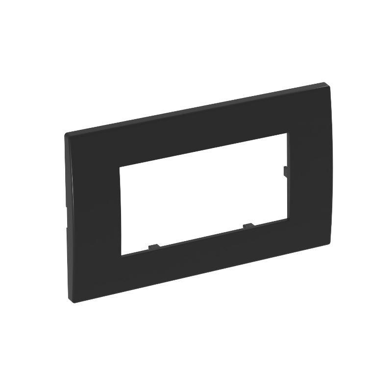 Рамка двойная Modul45 (универс.,84x140 мм,черный) (AR45-F2 SWGR)