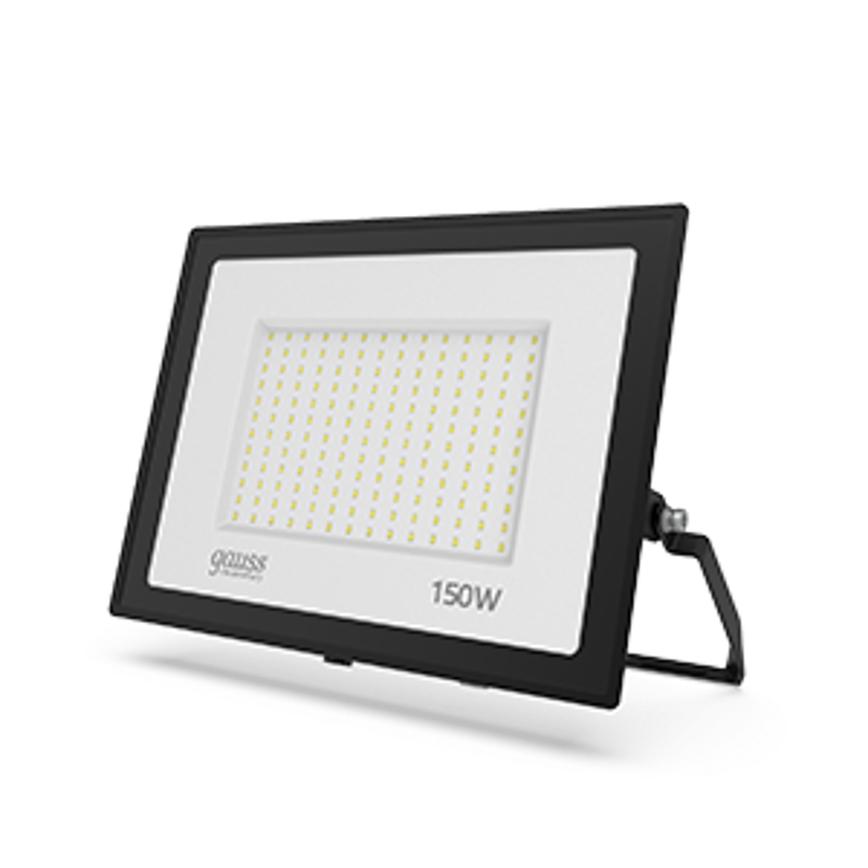 Прожектор светодиодный Gauss Elementary 150W 12750lm IP65 6500К ПРОМО G2 черный