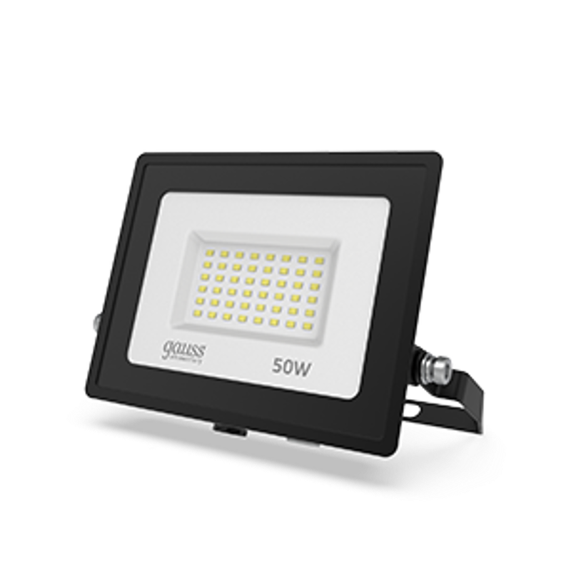 Прожектор светодиодный  Elementary 50W 3510lm IP65 6500К черный ПРОМО 1/10