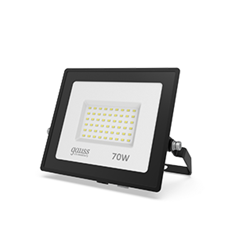 Прожектор светодиодный  Elementary 70W 4370lm IP65 6500К черный ПРОМО 1/10