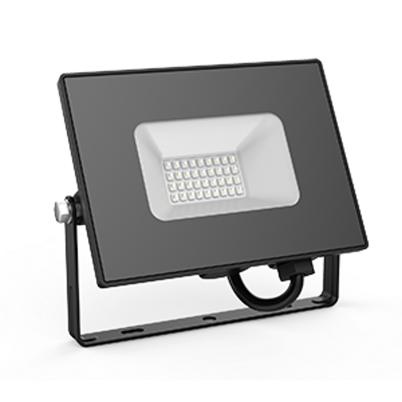 Прожектор светодиодный Elementary 20W 1400lm зеленого свечения 175-265V IP65 черный LED 1/20