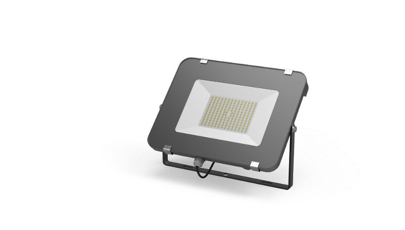 Прожектор светодиодный Qplus 400W 48000lm 6500K 100-240V IP65 черный LED 1/1