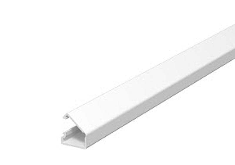 Мини-канал WDK с крышкой 7х12,5х2000 мм (борт 7 мм, крышка 12,5 мм, со скотчем) ПВХ белый RAL 9010