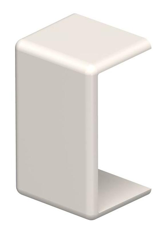 Стыковая накладка кабельного канала WDK 10x20 мм (ПВХ,кремовый) (WDK HS10020CW)