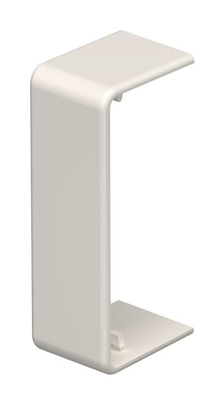 Стыковая накладка кабельного канала WDK 15x40 мм (ПВХ,кремовый) (WDK HS15040CW)