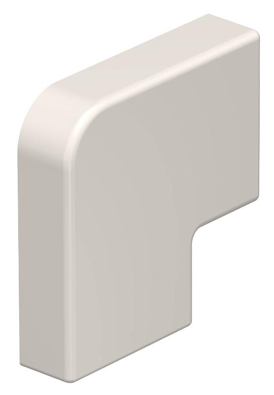 Крышка плоского угла кабельного канала WDK 10x30 мм (ПВХ,кремовый) (WDK HF10030CW)
