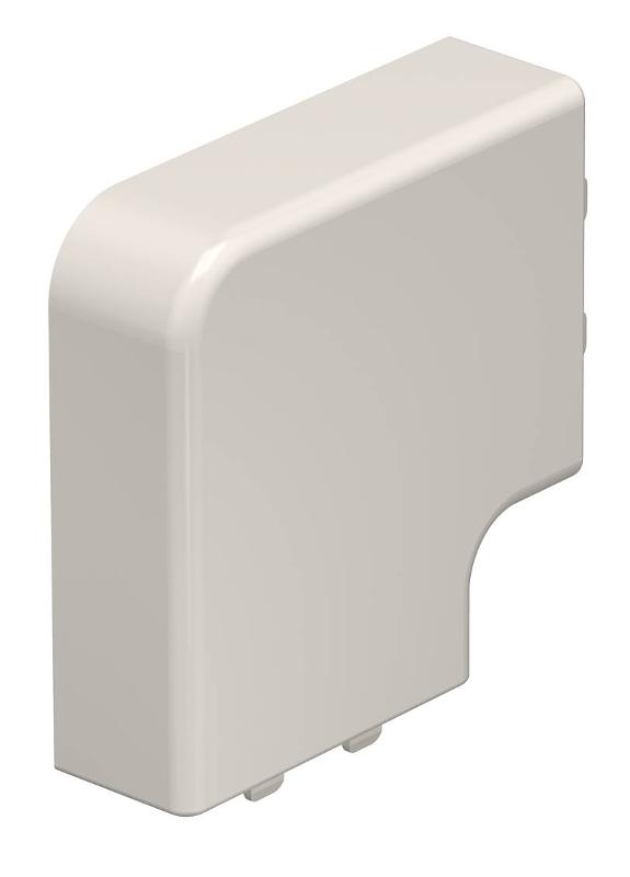 Крышка плоского угла кабельного канала WDK 20x50 мм (ПВХ,кремовый) (WDK HF20050CW)