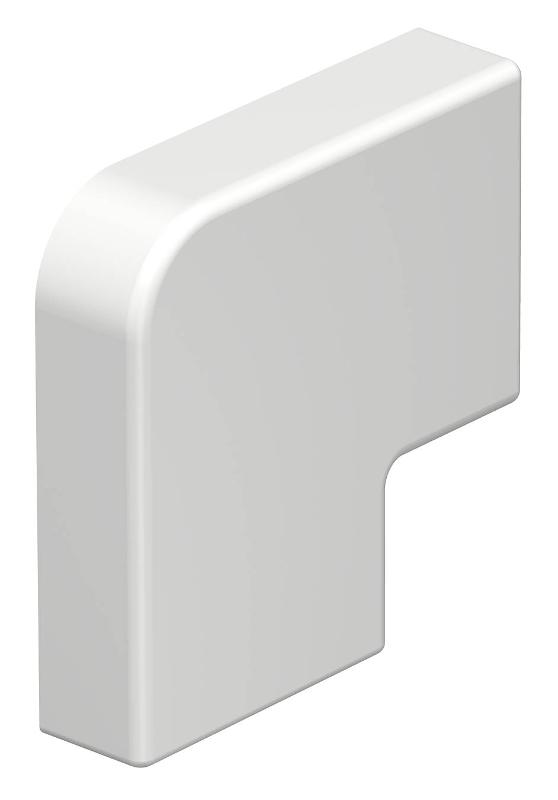 Крышка плоского угла кабельного канала WDK 10x30 мм (ПВХ,белый) (WDK HF10030RW)