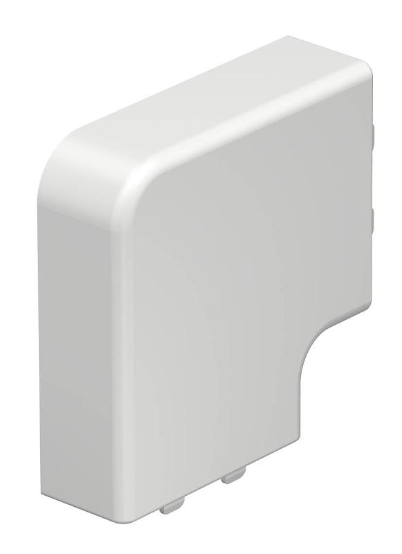 Крышка плоского угла кабельного канала WDK 20x50 мм (ПВХ,белый) (WDK HF20050RW)