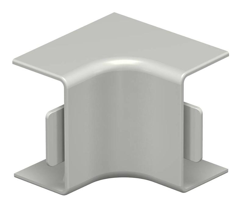 Крышка внутреннего угла кабельного канала WDK 15x30 мм (ПВХ,серый) (WDK HI15030GR)