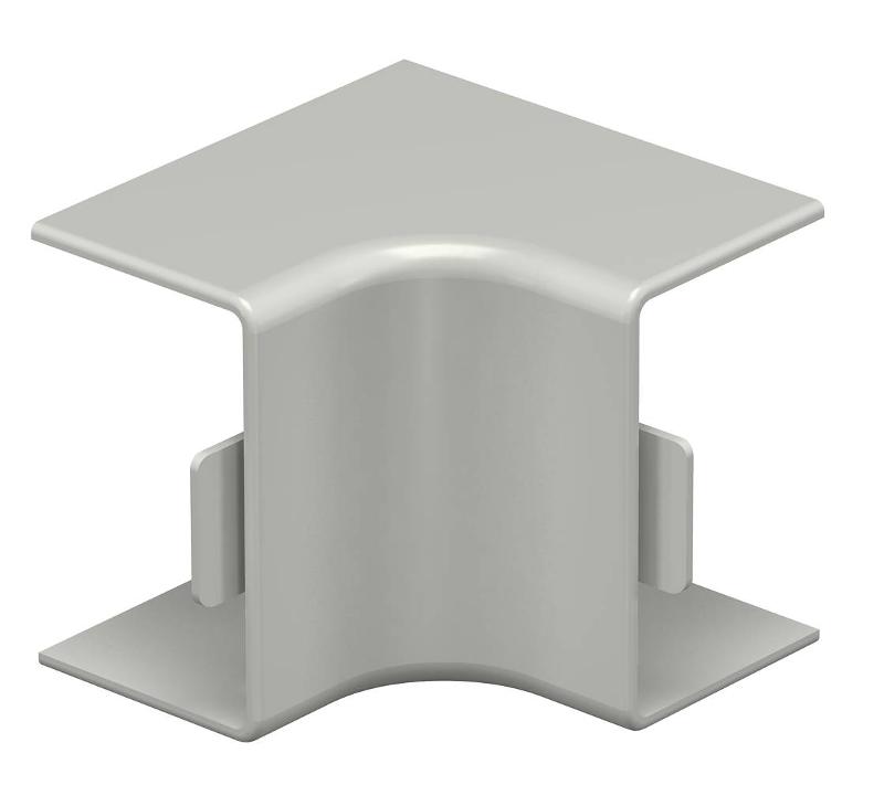 Крышка внутреннего угла кабельного канала WDK 25x40 мм (ПВХ,серый) (WDK HI25040GR)