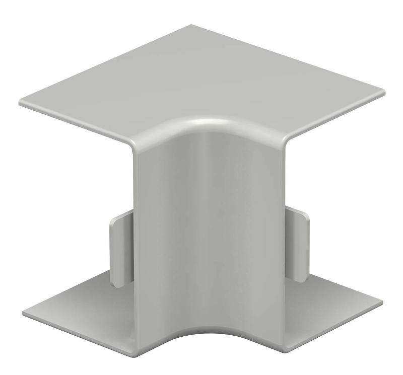Крышка внутреннего угла кабельного канала WDK 30x45 мм (ПВХ,серый) (WDK HI30045GR)