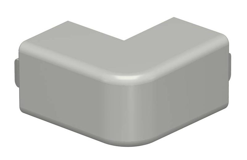 Крышка внешнего угла кабельного канала WDK 20x20 мм (ПВХ,серый) (WDK HA20020GR)