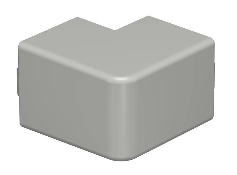 Крышка внешнего угла кабельного канала WDK 40x40 мм (ПВХ,серый) (WDK HA40040GR)