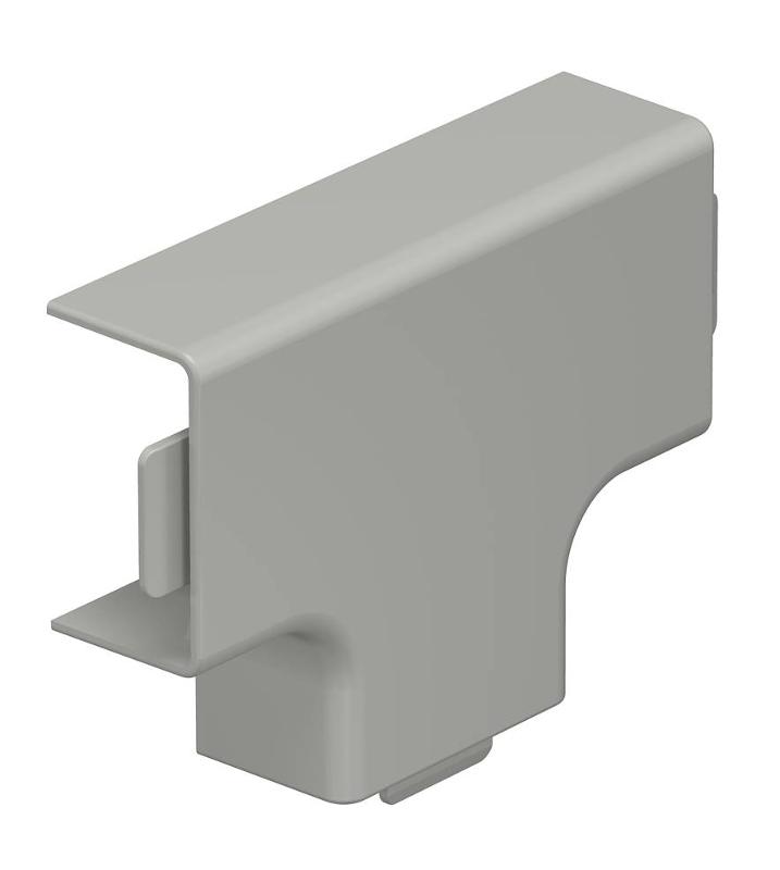 Крышка T-образной секции кабельного канала WDK 15x30 мм (ПВХ,серый) (WDK HT15030GR)