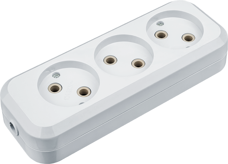 Колодка 61 585 NCA-BL01-03-X-WH 3гн б/з АБС пластик