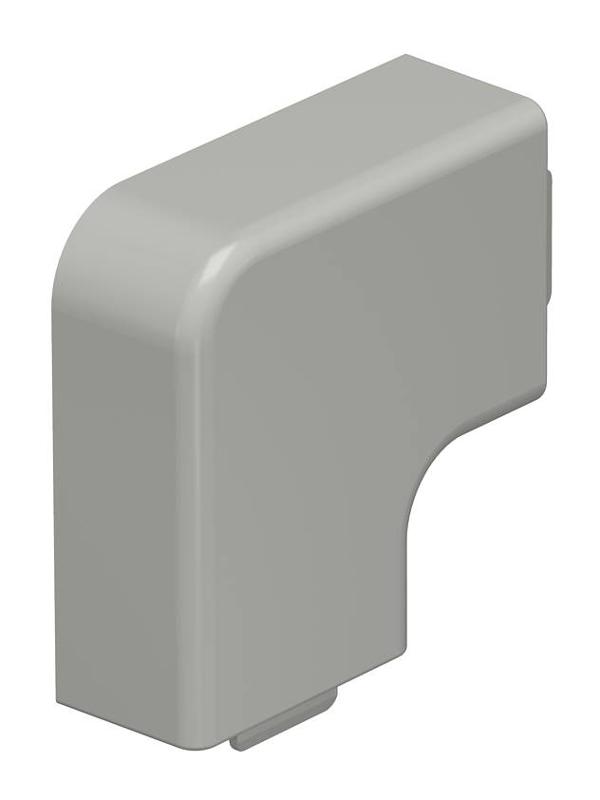 Крышка плоского угла кабельного канала WDK 15x30 мм (ПВХ,серый) (WDK HF15030GR)