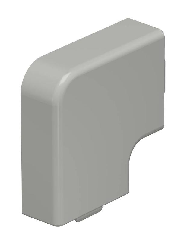 Крышка плоского угла кабельного канала WDK 15x40 мм (ПВХ,серый) (WDK HF15040GR)