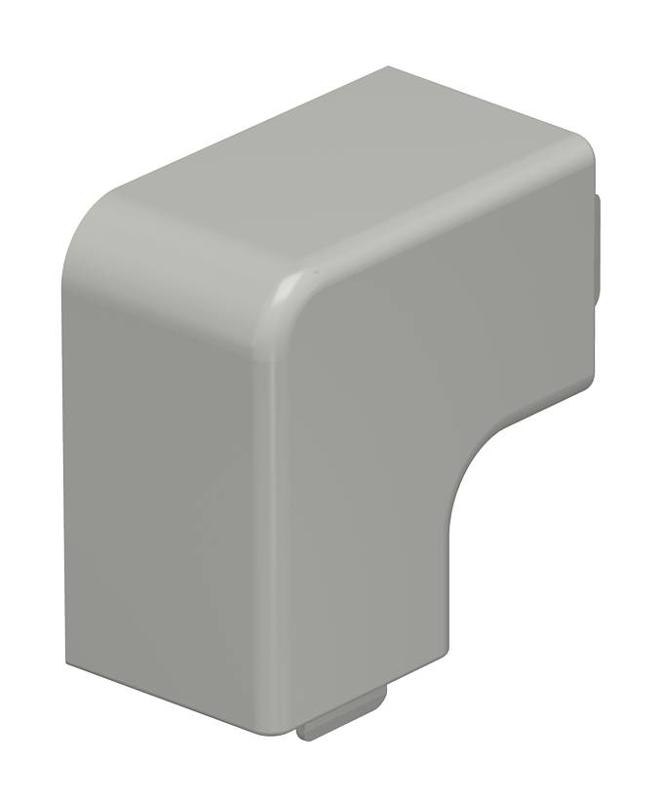Крышка плоского угла кабельного канала WDK 25x25 мм (ПВХ,серый) (WDK HF25025GR)