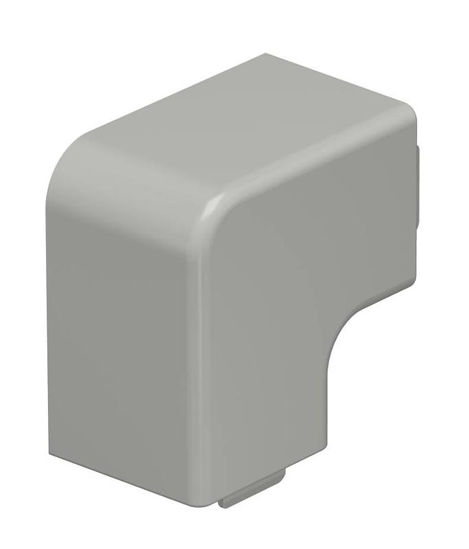 Крышка плоского угла кабельного канала WDK 30x30 мм (ПВХ,серый) (WDK HF30030GR)