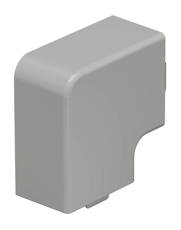 Крышка плоского угла кабельного канала WDK 30x45 мм (ПВХ,серый) (WDK HF30045GR)