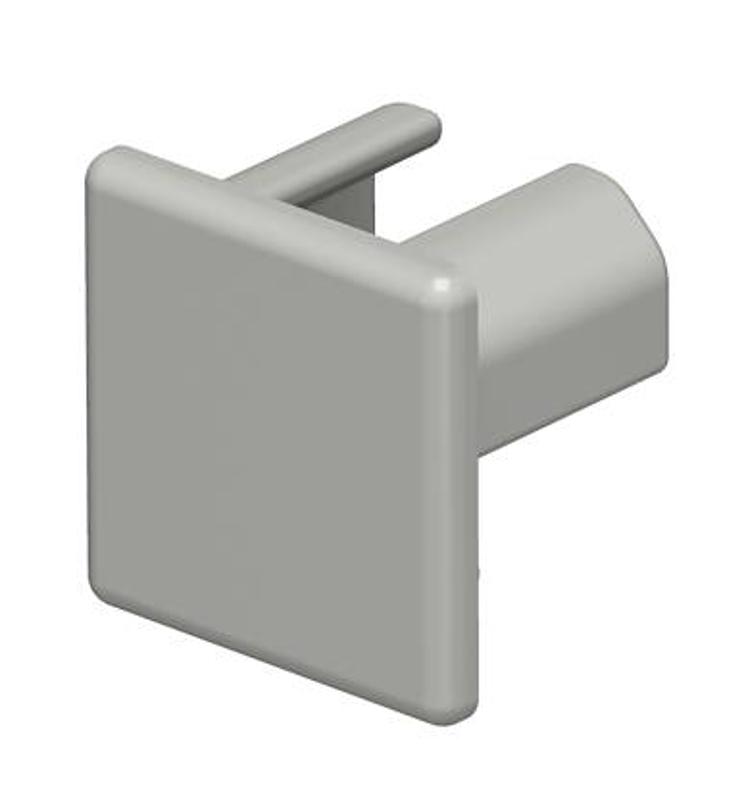 Торцевая заглушка кабельного канала WDK 15x15 мм (ПВХ,серый) (WDK HE15015GR)