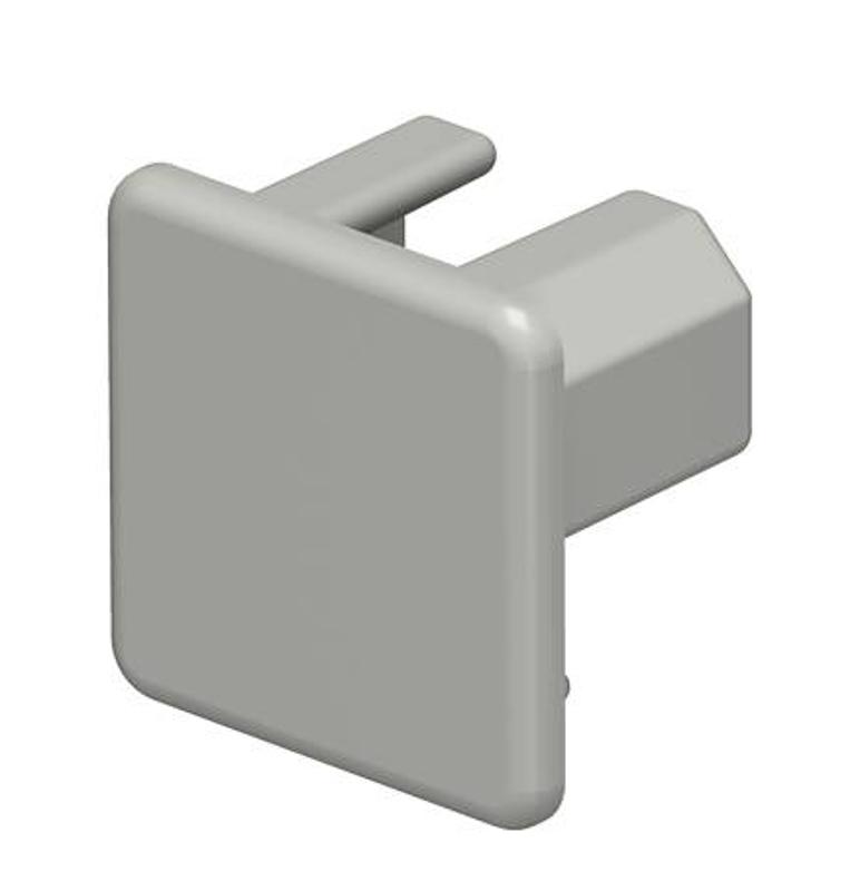 Торцевая заглушка кабельного канала WDK 20x20 мм (ПВХ,серый) (WDK HE20020GR)
