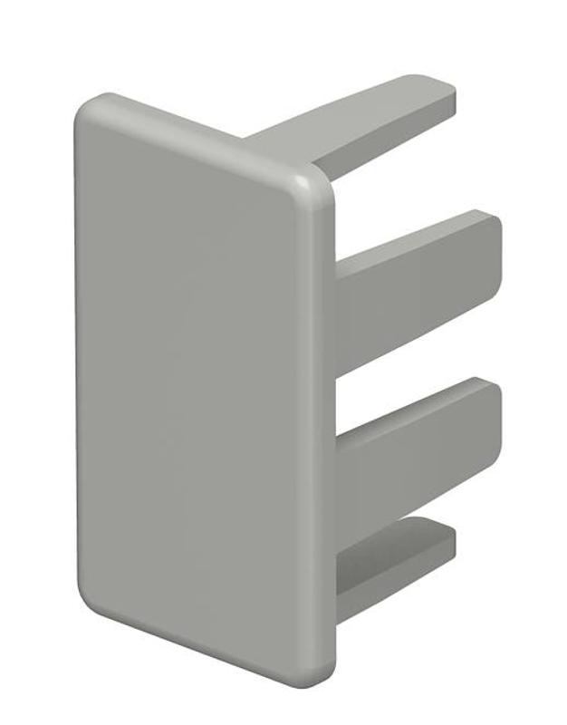 Торцевая заглушка кабельного канала WDK 15x30 мм (ПВХ,серый) (WDK HE15030GR)