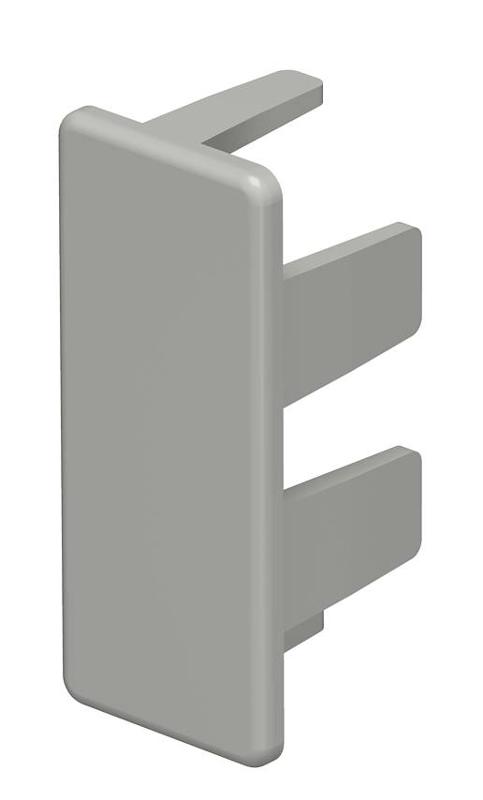 Торцевая заглушка кабельного канала WDK 15x40 мм (ПВХ,серый) (WDK HE15040GR)