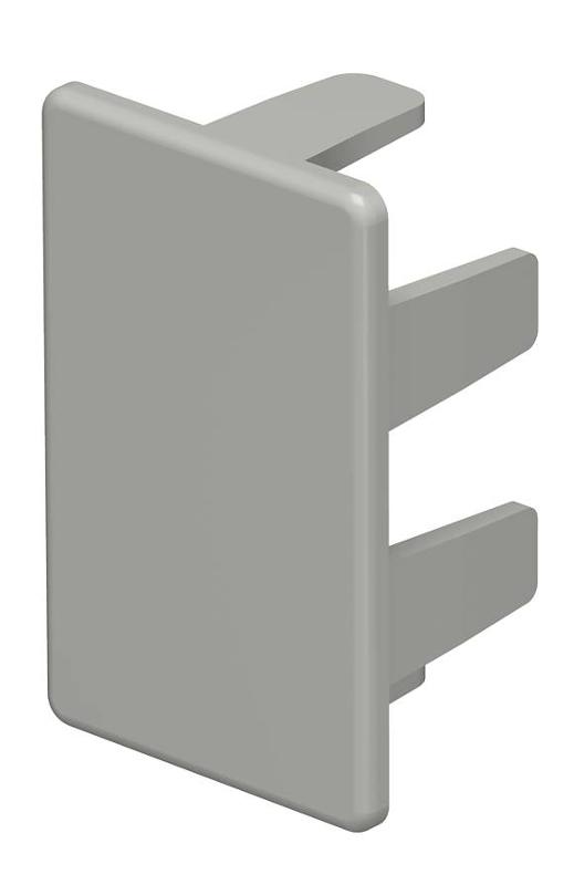 Торцевая заглушка кабельного канала WDK 25x40 мм (ПВХ,серый) (WDK HE25040GR)
