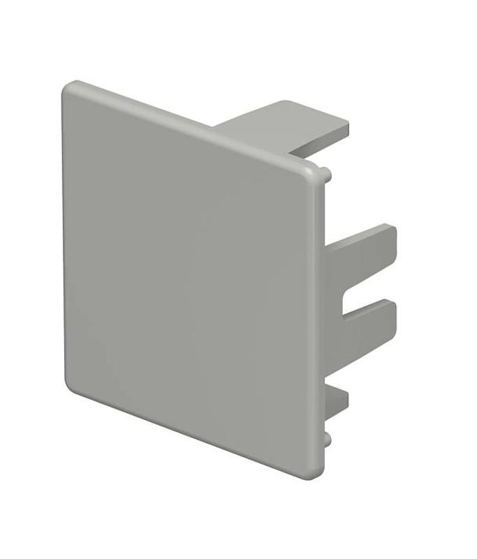 Торцевая заглушка кабельного канала WDK 40x40 мм (ПВХ,серый) (WDK HE40040GR)