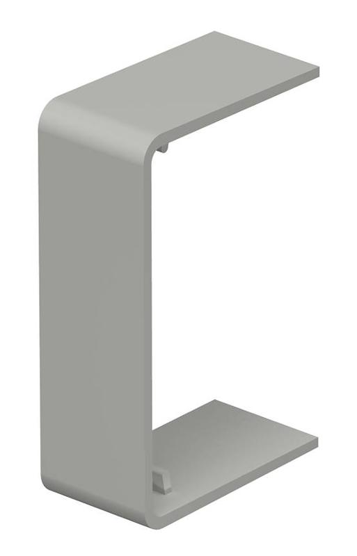 Стыковая накладка кабельного канала WDK 25x40 мм (ПВХ,серый) (WDK HS25040GR)