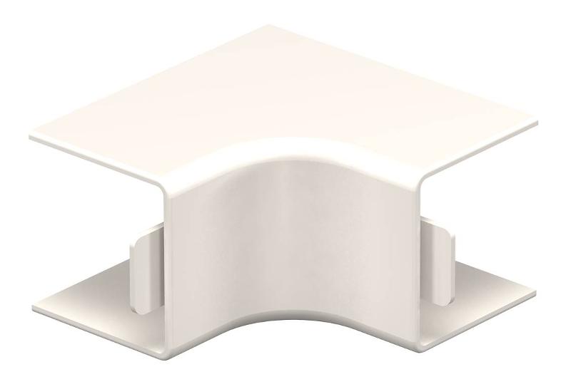 Крышка внутреннего угла кабельного канала WDK 25x25 мм (ПВХ,кремовый) (WDK HI25025CW)