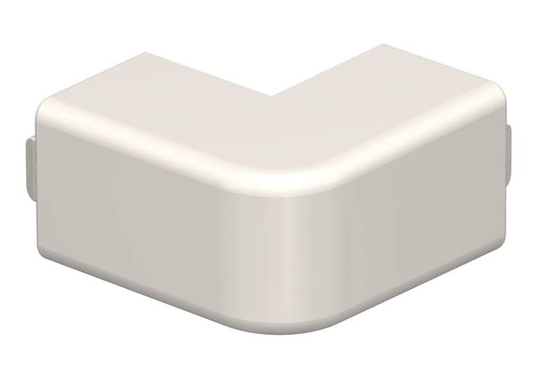 Крышка внешнего угла кабельного канала WDK 20x20 мм (ПВХ,кремовый) (WDK HA20020CW)