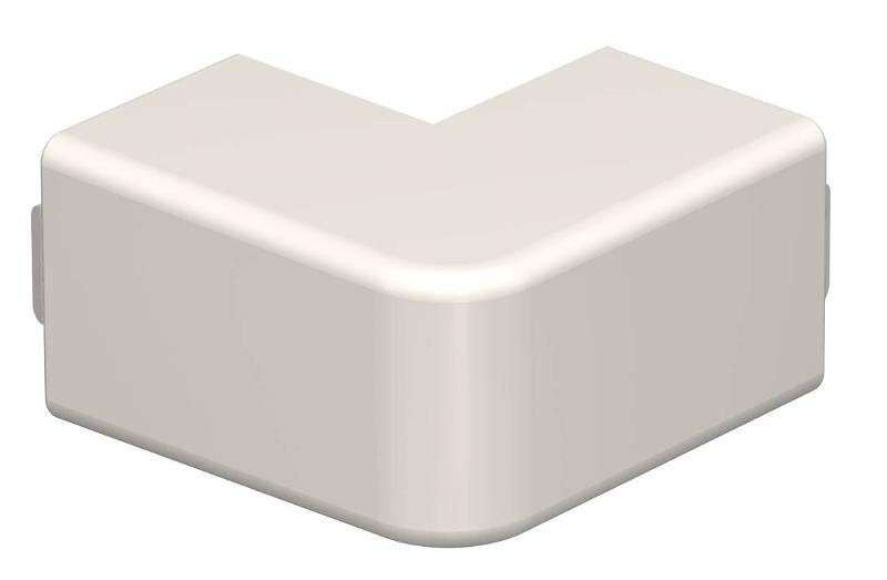 Крышка внешнего угла кабельного канала WDK 25x25 мм (ПВХ,кремовый) (WDK HA25025CW)