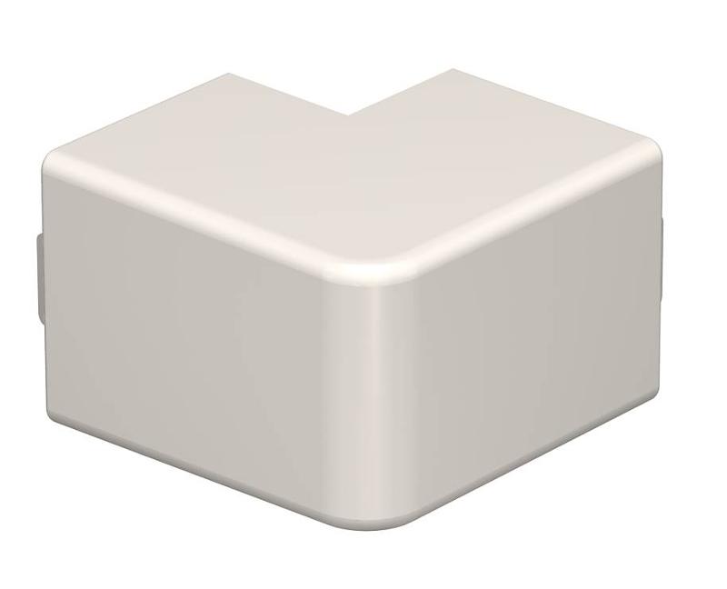 Крышка внешнего угла кабельного канала WDK 40x40 мм (ПВХ,кремовый) (WDK HA40040CW)