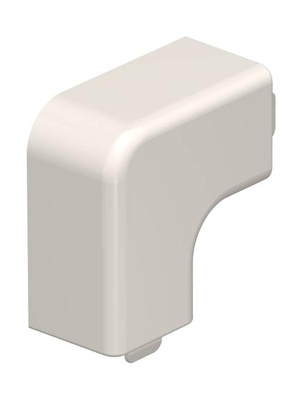 Крышка плоского угла кабельного канала WDK 20x20 мм (ПВХ,кремовый) (WDK HF20020CW)