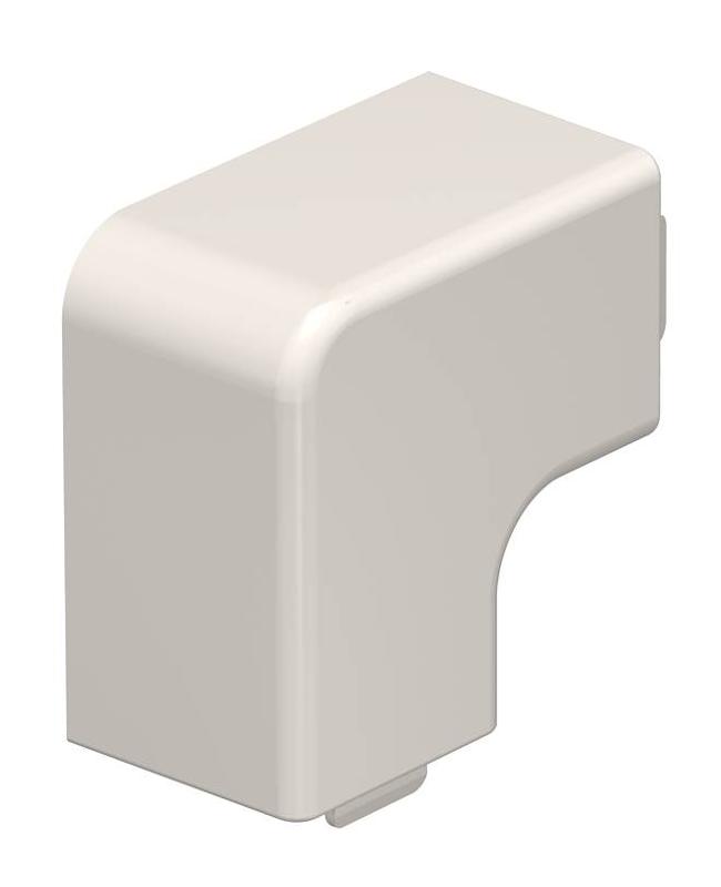 Крышка плоского угла кабельного канала WDK 25x25 мм (ПВХ,кремовый) (WDK HF25025CW)
