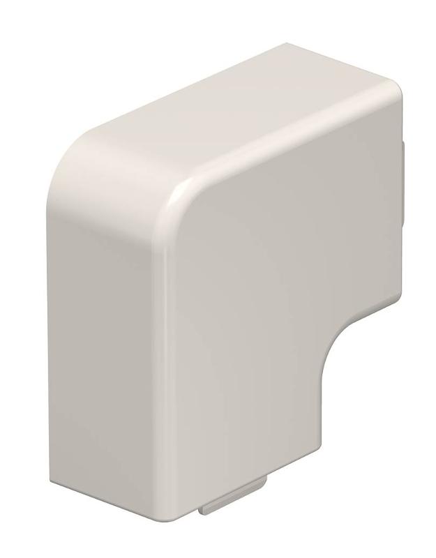 Крышка плоского угла кабельного канала WDK 25x40 мм (ПВХ,кремовый) (WDK HF25040CW)