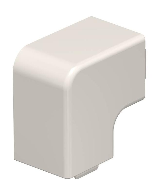Крышка плоского угла кабельного канала WDK 30x30 мм (ПВХ,кремовый) (WDK HF30030CW)