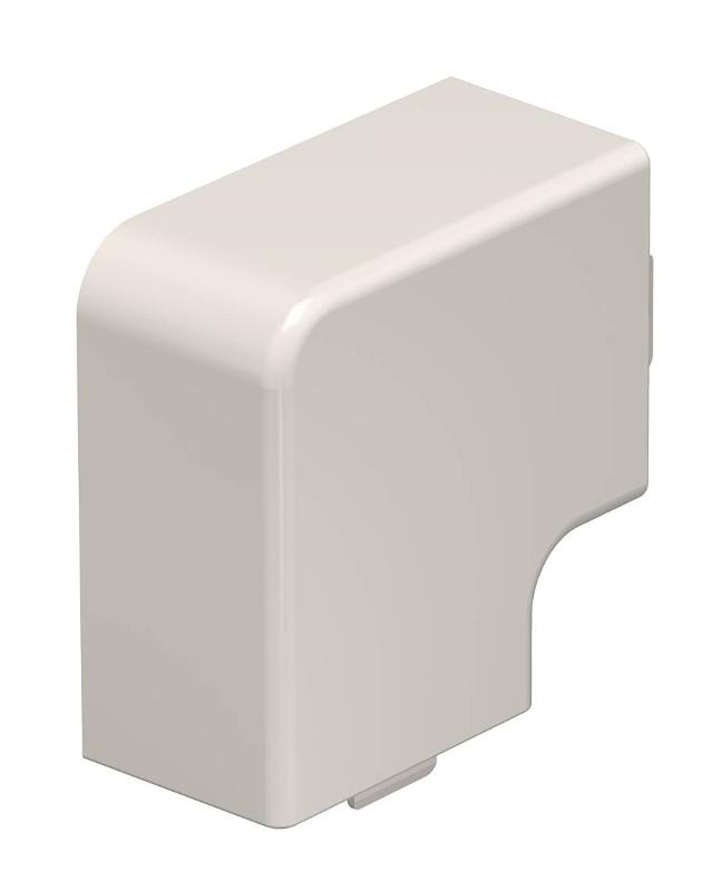 Крышка плоского угла кабельного канала WDK 30x45 мм (ПВХ,кремовый) (WDK HF30045CW)