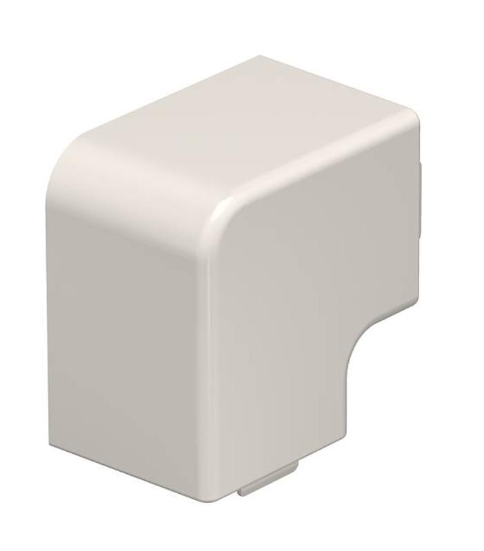 Крышка плоского угла кабельного канала WDK 40x40 мм (ПВХ,кремовый) (WDK HF40040CW)