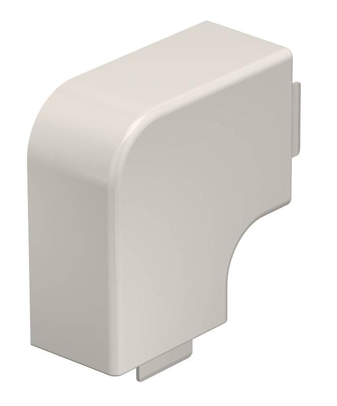 Крышка плоского угла кабельного канала WDK 40x60 мм (ПВХ,кремовый) (WDK HF40060CW)