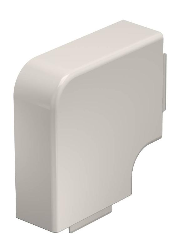 Крышка плоского угла кабельного канала WDK 40x90 мм (ПВХ,кремовый) (WDK HF40090CW)