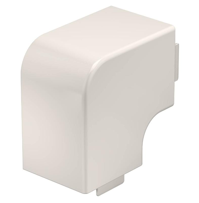 Крышка плоского угла кабельного канала WDK 60x60 мм (ПВХ,кремовый) (WDK HF60060CW)