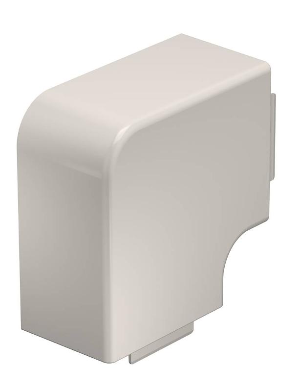 Крышка плоского угла кабельного канала WDK 60x90 мм (ПВХ,кремовый) (WDK HF60090CW)