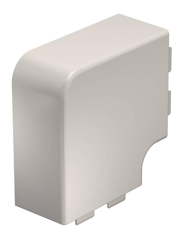 Крышка плоского угла кабельного канала WDK 60x110 мм (ПВХ,кремовый) (WDK HF60110CW)