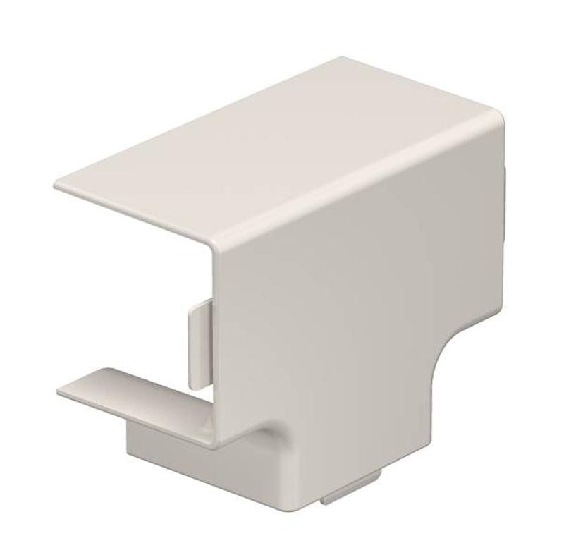 Крышка T-образной секции кабельного канала WDK 40x40 мм (ПВХ,кремовый) (WDK HT40040CW)
