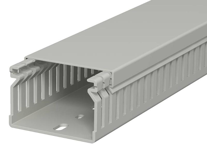 Распределительный кабельный канал LK4 40x60x2000 мм (ПВХ,серый) (LK4 40060)