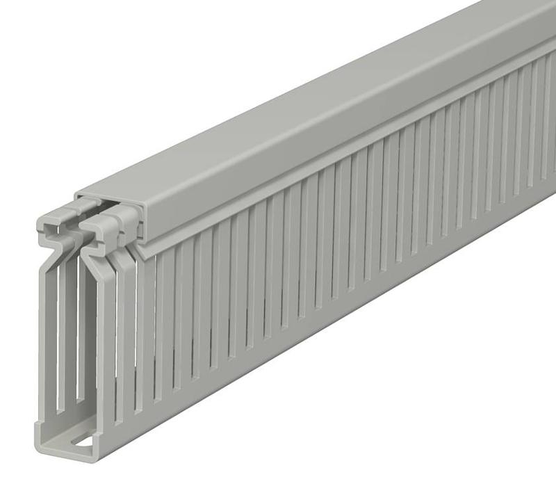 Распределительный кабельный канал LK4 60x15x2000 мм (ПВХ,серый) (LK4 60015)